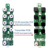 👉 Afstandsbediening Telecontrol F24-8D F24-8S 8 single dual keys wireless remote control transmitter emitter circuit board PCB for replace repair