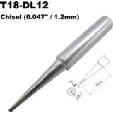 👉 Pencil T18-DL12 Soldering Tip Long Chisel 1.2mm 0.047