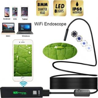 New HD 1200P Wifi Endoscope Camera USB IP68 Waterproof Borescope Semi Rigid Tube Wireless Video Inspection for Android/iOS