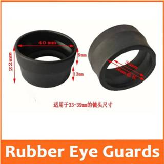 👉 Monocular rubber 33-39mm Diameter Biological Stereo Microscope Telescope Binoculars Eyepiece Lens Use Eye Guards Shield Cups