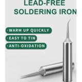 Soldering Iron Tips Oxygen-free Copper Fly Line Welding Solder Sting For Station DIY Rework Tools 0.2mm