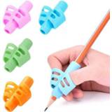 Pencil silicone kinderen 3pcs Children Writing Pan Holder Kids Learning Practise Pen Aid Grip Posture Correction Device for Students