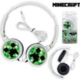 👉 Headset kinderen Minecraft Creative Computer Mobile Phone Unisex Steve Universal Wired Headphone Music Stereo Earphone Kids Toys Gift
