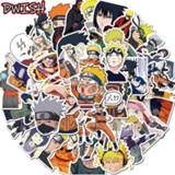 Skateboard kinderen 10/30/50pcs/Pack Cartoon NARUTO Anime Stickers Waterproof Motorcycle Guitar Luggage Bicycle Graffiti Sticker Kids Toy