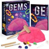 👉 Mineraal meisjes kinderen DIY Toys Girls Natural Mineral Gemstone Bracelet Archaeology Excavation Kits Tools Digging Up Mining Kit Kids Educational Learn