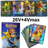 👉 Trading card kinderen 30pcs Pokemon Cards V Vmax Shining English Sword Shield Booster Box Collectible Game For Kids Childer Toy Gift