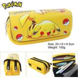 👉 Pencil case Original Takara Tomy pokemon Pikachu Pencils Zipper School bag Supplies Bts Stationery Gift Estuches Bags