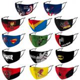 MARVEL adult kid filter masks hero Spiderman Iron man Captain cosplay face-mask washable protect anti-dust warm mouth mask mannen Gezichtsmasker mannen MARVEL adult kid filter masks hero Spiderman Iron Man Captain cosplay face-mask washable protect anti-dust warm mouth mask