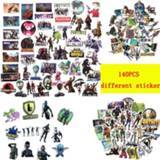 👉 Bike 140pcs Different Fortnites Sticker Mix Stickers Car Styling Motorcycle Phone Laptop Travel Luggage Fortress Night