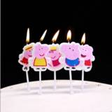 Caketopper 2020New Cakelove Peppa Pig Cake Candle Birthday Party Supplies Topper Numbers Age Decorations