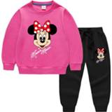 👉 Hoodie meisjes baby's kinderen Disney Minnie Mouse Print Girls Clothes Set Cartoon Baby Hoodies Sweatshirt+Pants 2 Piece Sport Suits Toddler Kids Tracksuit