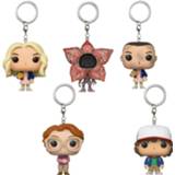 👉 Keychain vinyl Stranger Things ELEVEN BARB DUSTIN DEMOGROGON Action Figure Toys