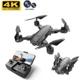 👉 Drone zwart oranje H9 Pro RC 4K dual camera 2.4G HD transmission WiFi height keeping folding professional helicopter adult toy black/orange