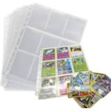 Transparent Pokemon Cards Album Holder Page Collection Trading Game Card Sets YuGiOh Storage Bag Cover