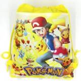 Backpack TAKARA TOMY Pokemon Party Theme Decoration Non-woven Bag Fabric Child Travel School Bags Decorations Drawstring Gift