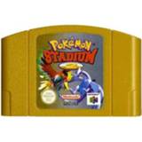 👉 Video game N64 Gamess Cartridge -64 bit USA Version Pokemon Stadium 2 Golden Shell English Language