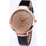 👉 Watch bruin leather vrouwen meisjes 2020 new hot sale brown glass fashion strap casual quartz ladies gift for girls reloj часы женские