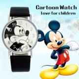 👉 Hot Sales Lovely Mickey Children's Watches Girls Boys Gift Fashion Crystal Dress Children Quartz Wristwatches Kids Watch Clock