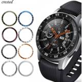 Watch Metal Case For Samsung Galaxy 46mm/42mm cover Gear S3 Frontier/Classic sport Adhesive Bezel Ring Accessories 46/42 3