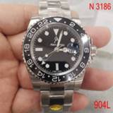 👉 Watch zwart 904L luxury Black Sub Mechanical 1:1 Men Ceramic bezel sapphire glass Automatic Diving NOOB ETA3186 AAA+