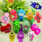 👉 Watch silicone baby's kinderen Cartoon Crab/Turtle/Shark Baby Toys Kids Watches Band Slap Children Clock Creative Quartz Wristwatch Kid Gift