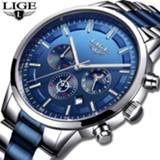 👉 Watch steel 2019 New Watches Mens LIGE Top Brand Analogue Quartz Clock Stainless Waterproof Luminous Sport Men Relogio Masculino