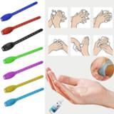 👉 Polsband gel kinderen 5PC Creative Adult Kids Portable Wristband Hand Dispenser Outdoor Camp Wash Liquid Silica Sanitizing Pulsera Bracelet #