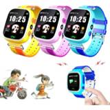 👉 Watch kinderen Smart Kids LED Full Touch Screen Waterproof Running GPS Locator Children