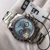 👉 Watch blauw Business Luxury blue dial AAA Brand men day-tona automatic self-wind U1 factory sapphire glassall sub dials works