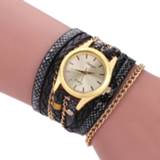 Watch small Fashion And Delicate Beauty Simple Casual Woven Serpentine Quartz Часы Женские Наручные new Elegant
