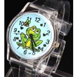 👉 Watch transparent kinderen baby's jongens meisjes Frog Prince Bee Kids Children Cartoon Quartz Baby Boy Girl Sport Unisex Band Wrist Watches