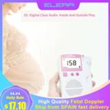 👉 Doppler baby's ELERA Fetal Heartbeat Detector Portable Ultrasound Pregnant Baby Heart Rate Monitor LCD 2.5MHz Pocket Vascular