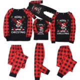 Pyjama rood baby's Merry Christmas 2020 Family Pajamas Baby Red Plaid Casual Loungewear Kid Dad Mom Matching Outfits Sleepwear Pyjamas