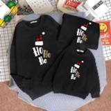 👉 Shirt baby's meisjes Autumn and winter tshirt HOHO printed sweatshirt Chirstmas family sweater set matching clothes baby girl Christmas outfit