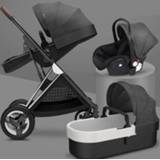 👉 Kinderwagen baby's kinderen Luxury baby strollers 3 in1,High Landscape kinderwagen,pushchair,Travel Pram,Carriage, Basket,Baby Car Seat,baby stroller