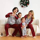 👉 Rompertje baby's Christmas Pajamas Family Couple Clothes Baby Romper Mom and Daughter Matching Xmas Deer Look Pijamas Pyjamas 2020