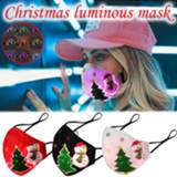 👉 Mondkapje fiber Headband mascarilla masque Christmas Glowing Mask Light Colorful Loop met led бандана#