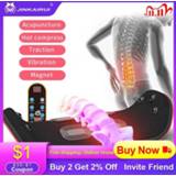 👉 Jinkairui 2020 Newest Waist Massager Back Relieve Pain Body Traction Vibration Magnet Hot Compress Acupuncture Gift Health Item