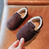 Shoe baby's meisjes kinderen jongens Baby Girl Shoes Winter Cotton Plush Warm Kids Sneakers Casual Boys Solid Color Toddler SZ320