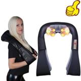 👉 Massager 3D kneading Shiatsu Infrared Heated Car/Home Massagem Cervical Back Neck Shawl Device Shoulder