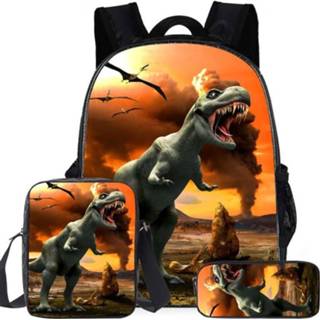 👉 Backpack Mochila infantil childrenbaby school bags new cute children's bag children dinosaur student travel