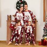 Christmas parent-child wear new elk print home service suit matching family outfits pajamas