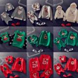 👉 Sweater 19 Colors Family Matching Outfits Christmas Look Clothes Tree Deer Sweaters New Year Father Mother Daughter Kid Clothing