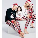 Vrouwen kinderen 2020 New Family Christmas Pajamas Set Print Adult Women Kids Matching Clothes Xmas Sleepwear Tops+Pants 2PCS Sets