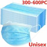 👉 Mascara 600PCS Unisex 3Ply Ear Loop Disposable Air Purifying Face Mask маска Respirator Non-Wove Skin Friendly Breathable mascaras