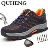 Veiligheidsschoen steel LEOSOXS Toe Cap Men Safety Shoes Construction Outdoor Ultra-light Soft Bottom Puncture-Proof Boots Free Shipping