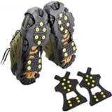 Shoe 1 Pair 10 Studs Anti-Skid Ice Gripper Spike Winter Climbing Anti-Slip Snow Spikes Grips Cleats Over Shoes Covers Crampon