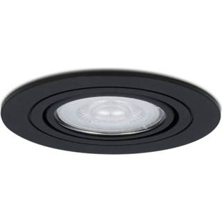 👉 Inbouw spot zwart CE a+ extra warm wit aluminium Dimbare LED inbouwspot Miro 5 Watt 2700K kantelbaar 7439628471450