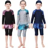 👉 Tankini kinderen baby's meisjes Muslim Swimsuit Kids Child Bathing Suit Baby Beach Wear Girls Swimwear Two Piece Outfits Swim Sports Clothes 2-12 Years