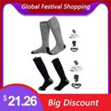 👉 Afstandsbediening Newest Remote Control Electric Hot Socks 2200m Charging Thermostat Lithium Battery Heating Can Be Washed And Warm